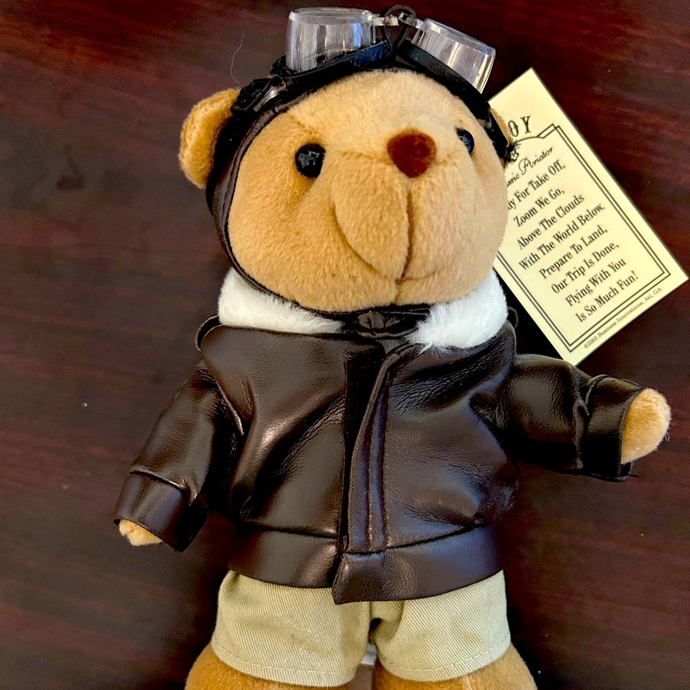 Aviator/ Pilot Teddy Bear 2003